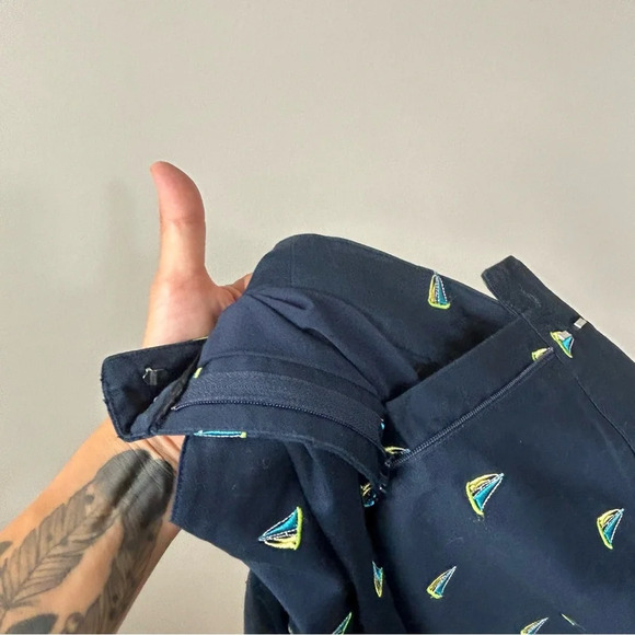 IZOD G-flex cotton golf skort skirt with shorts casual wear coastal design Sz 8 - Picture 5 of 10